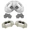 03-07 Sequoia, 00-06 Tundra, Front Performance Rotors, Ceramic Pads & Calipers Set