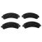 Chevy GMC Truck Multi Fit Front & Rear Premium Posi Ceramic Brake Pad & Performance Rotor Kit
