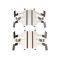 Front Ceramic Performance Brake Kit with Calipers