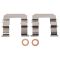 Front Ceramic Performance Brake Kit with Calipers