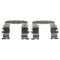 Front Metallic Performance Brake Kit with Calipers