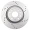 Rear Ceramic Performance Brake Kit with Calipers