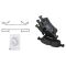 Rear Ceramic Performance Brake Kit with Calipers
