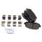 Rear Ceramic Performance Brake Kit with Calipers