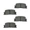 Rear Metallic Performance Brake Kit with Calipers