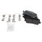 Rear Metallic Performance Brake Kit with Calipers