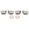 Semi Metallic Brake Pad, Performance Rotor and Caliper Kit