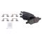 Semi Metallic Brake Pad, Performance Rotor and Caliper Kit