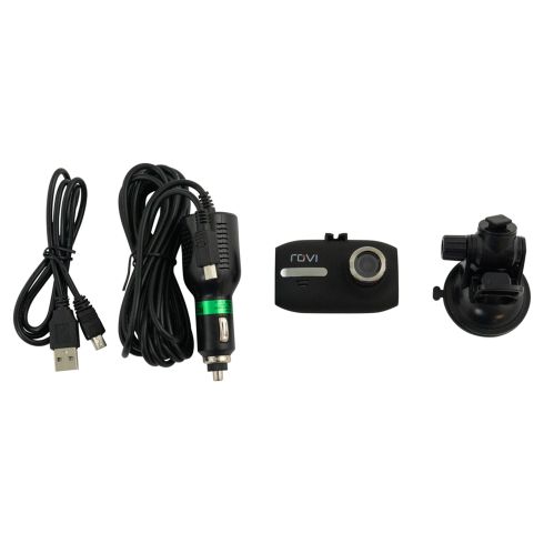 ROVI: Compact Dash Camera w/1080p HD Resolution, Wide Angle 120 Deg Sweeping Lense & Loop Rec