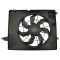 13-17 Hyundai Sante Fe Sport w/2.4L; 14-15 Kia Sorento w/2.4L Radiator Cooling Fan Assembly