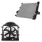 99-03 Jeep Grand Cherokee 4.0L Radiator, Fan Shroud, & 6 Blade Fan (w/o Tow Package) Kit