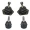 73-95 Chevy; GMC P/U, Van Multifit 2WD Front Upper & Lower Ball Joint (Set of 4)