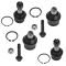 92-04 Ford E150 Econoline Van Front Upper & Lower Ball Joint Kit (Set of 4)