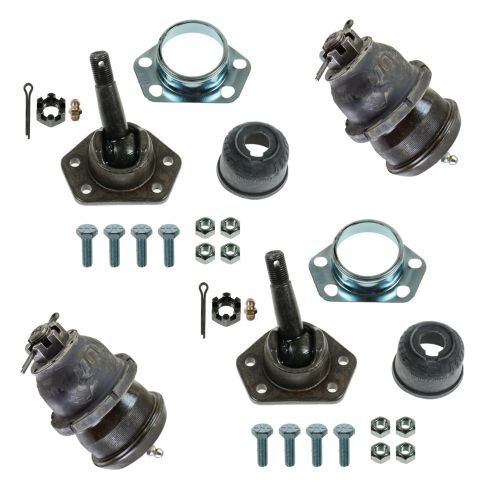 64-74 GM Multifit Front Upper & Lower Ball Joint Kit (Set of 4)