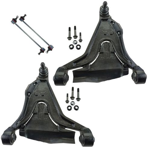 93-97 Volvo 850; 98-00 Volvo 70 Seriest Front Lower Control Arm & Sway Bar Link Kit