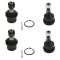 03-11 Dodge Ram 2500; 03-10 3500 4WD Frt Upper Balljoint (w/1 Degree of Adjustable Camber) Set of 4