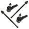 05-10 Chrysler 300; 08-11 Challenger; 06-10 Charger; 05-08 Magnum 2WD Front Inr Tie Rod End Set of 4