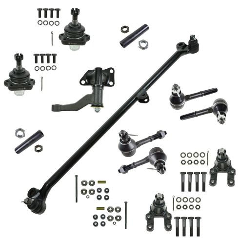 1993-95 Nissan Pathfinder Front Steering & Suspension Kit 14 Piece Set ...