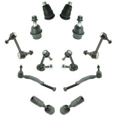 02 GM Mid Size SUV 12 Piece Front Suspension Kit