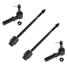 TRQ Outer Tie Rod End Set of 2 Pair for Chevy GMC Pontiac Olds Buick Cadillac