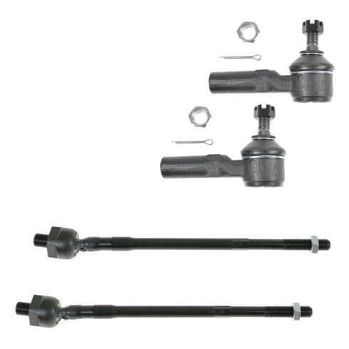 02-06 Nissan Altima; 03-08 Maxima Front Inner & Outer Tie Rod Set of 4