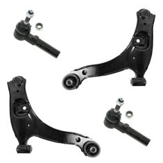 01-05 Dodge Neon; 01-10 PT Cruiser 4 Piece Front Lower Control Arm & Outer Tie Rod End Kit
