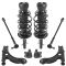 98-10 Beetle; 99-06 Golf; 99-05 Jetta Front Strut Assy, Lower Balljoint, Lower Control Arm, Tie Rod