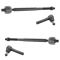 05-07 Town & Country, Caravan, Grand Caravan Front Inner & Outer Tie Rod End Kit (Set of 4)