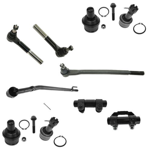 00-05 Ford Excursion; 99-04 F250SD, F350 2WD 10 Piece Front Suspension Kit