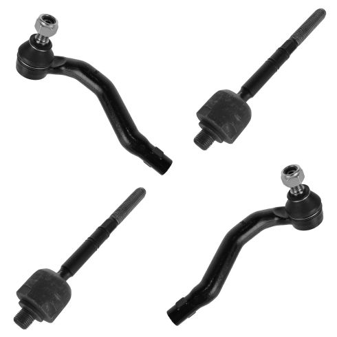 03-05 MB C240; 06-07 C280; 03-05 C320; 06-07 C350 Front Inner & Outer Tie Rod End Kit (Set of 4)