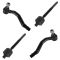 03-05 MB C240; 06-07 C280; 03-05 C320; 06-07 C350 Front Inner & Outer Tie Rod End Kit (Set of 4)