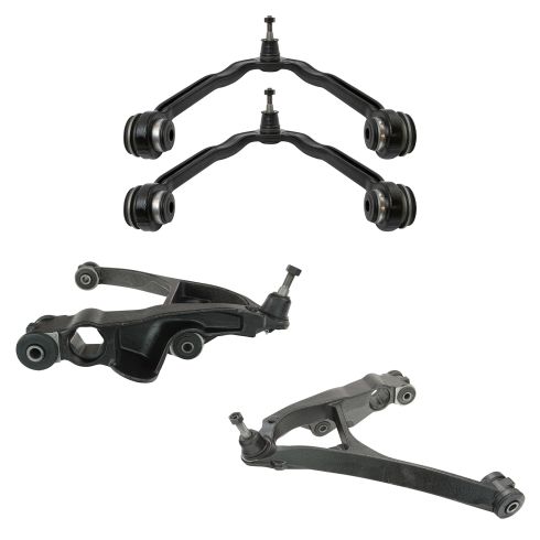 Front Lower Ball Joints for Steel Control Arms Only PRESS IN - Fits Chevy GMC Sierra Silverado 1500 Models w/Torsion Bar Suspension Detroit Axle Both 2 