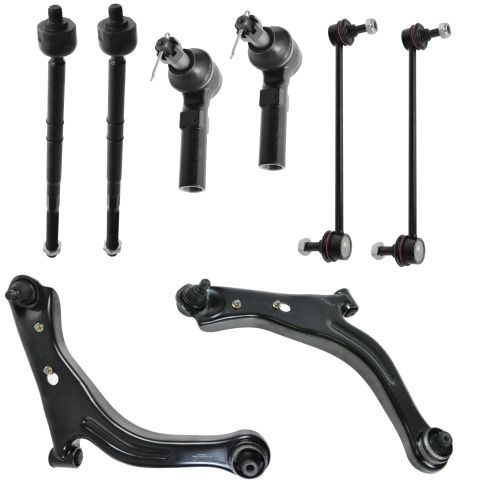 8 Piece Kit Suspension Set for Ford Escape Control Arm Tie Ball Joint