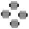 07-12 LS460; 08-14 LS600H Front Upper & Lower Control Arm Bushing Kit (Set of 10)