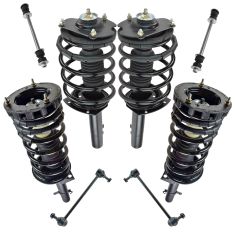 96-07 Ford Taurus Front & Rear Spring & Struts & Links Kit (8 piece)
