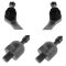 01-03 Acura 3.2CL; 99-03 3.2TL; 98-02 Honda Accord Sdn Front Inner & Outer Tie Rod End SET of 4