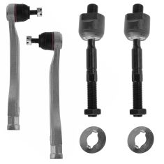 01-03 Acura 3.2CL; 99-03 3.2TL; 98-02 Honda Accord Sdn Front Inner & Outer Tie Rod End SET of 4