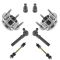 94-04 Ford Mustang Front Hub, Lower Balljoint,Sway link & Tie Rod Kit set of 8