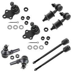 93-02 Mercury Villager; Nissan Quest Tie Rod, Ball Joint & Sway Bar Link Kit