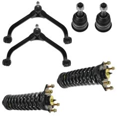 Front Strut/Spring  Assembly, Upper Control Arm & Lower BallJoint 6pc Kit