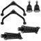 Front Strut/Spring  Assembly, Upper Control Arm & Lower BallJoint 6pc Kit