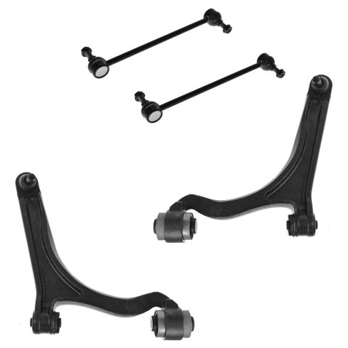 4Pc Front 2 Lower Control Arm & 2 Sway Bar Link Kit fits 2004-2008 Pacifica 