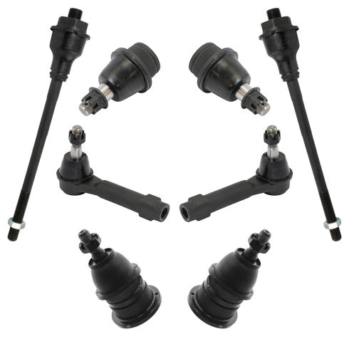 99-07 Cadillac, Chevy, GMC Pickup/SUV Multifit Ball Joint & Tie Rod Kit (Set of 8)