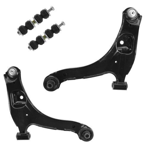 01-06 PT Cruiser; 03-05 Neon 4 Piece Front Lower Control Arm & Sway Bar Link Kit