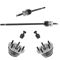 93-98 Jeep Grand Cherokee Hub, Axle, & Lower Ball Joint Kit (Set of 6)