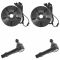 02-03 Ford Explorer; Mercury Mountaineer 4 Piece Front Hub & Outer Tie Rod End Kit