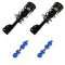 00-05 Chevy Cavalier; Pontiac Sunfire Loaded Front Strut Pair and Sway Bar Link Kit