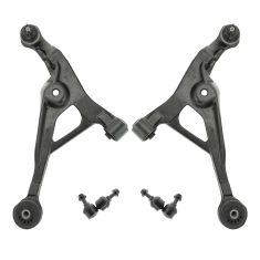 96-06 Plymouth Chrysler Dodge Front Lower Control Arm ww/Ball Joint & Sway Bar Link Kit (Set of 4)