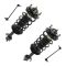 01-04 Ford Escape, Mazda Tribute Front Strut/Coil Spring and Sway Bar Link Set