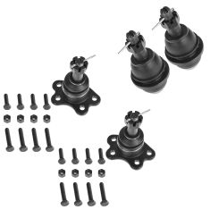 1996-00 Chevy GMC 4WD Upper & Lower Ball Joint Set of 4